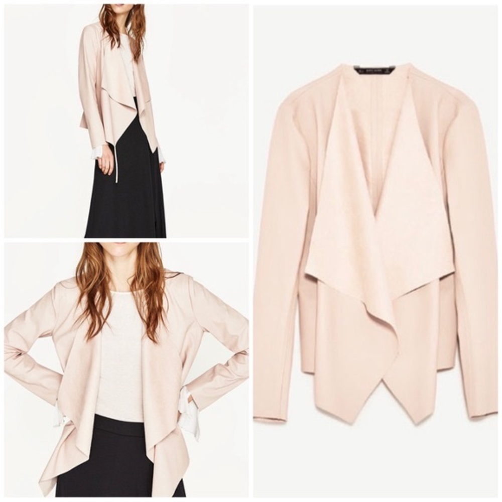 NWT Zara Faux Leather Jacket